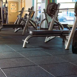 Action Sport Rubber Gym Tile 10% Color 1 Inch x 2x2 Ft.