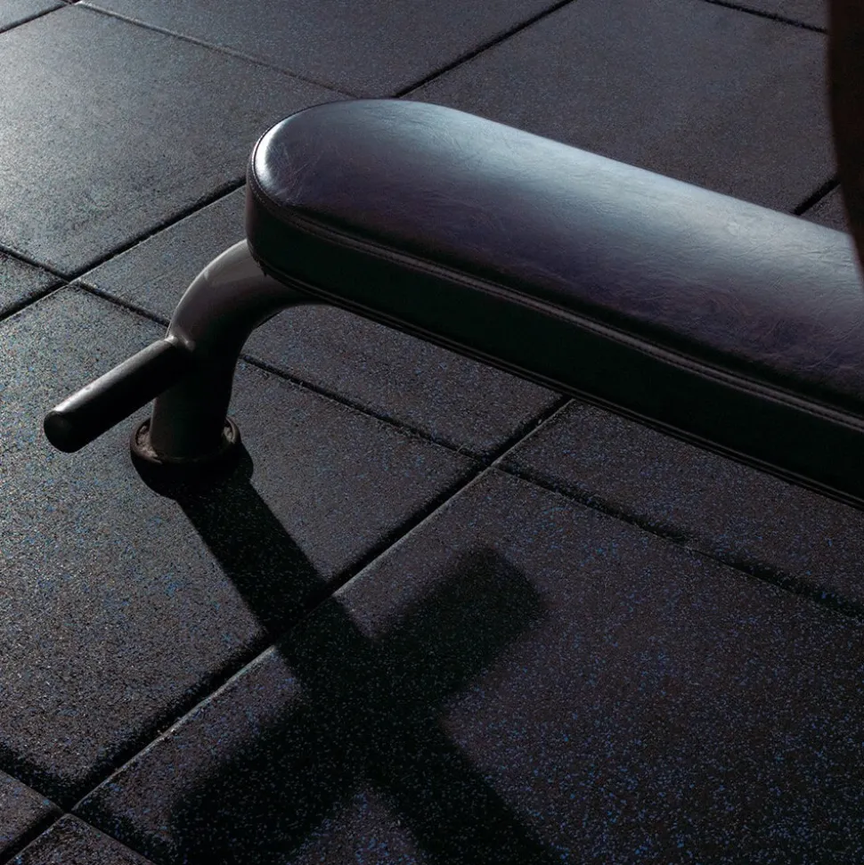 Action Sport Rubber Gym Tile 10% Color 1 Inch x 2x2 Ft.