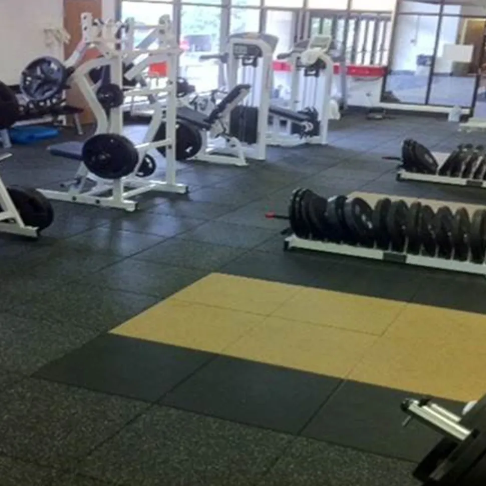 Action Sport Rubber Gym Tile Supreme 95% Color 1 Inch x 2x2 Ft.