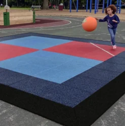ADA Access Ramp Kit for dBTile and Max Playground Black 2.5 Inch x 5.3x2.5 Ft.