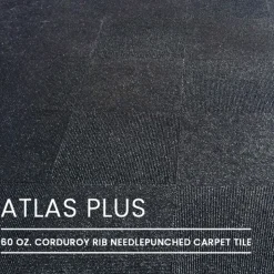 Atlas Commercial Carpet Tile 1/2 Inch X 19.69x19.69 Inches 12 per Carton