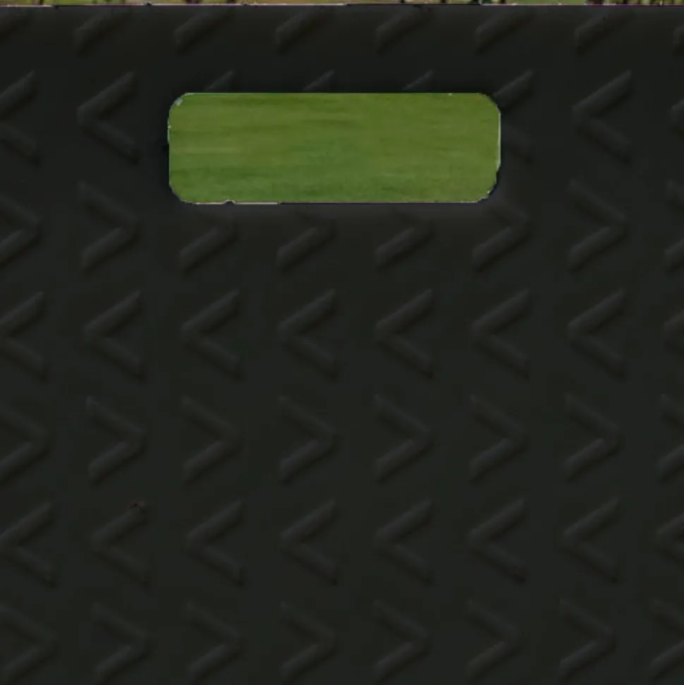 Blue Gator Ground Protection Diamond Mat 1/2 Inch x 4x8 Ft.