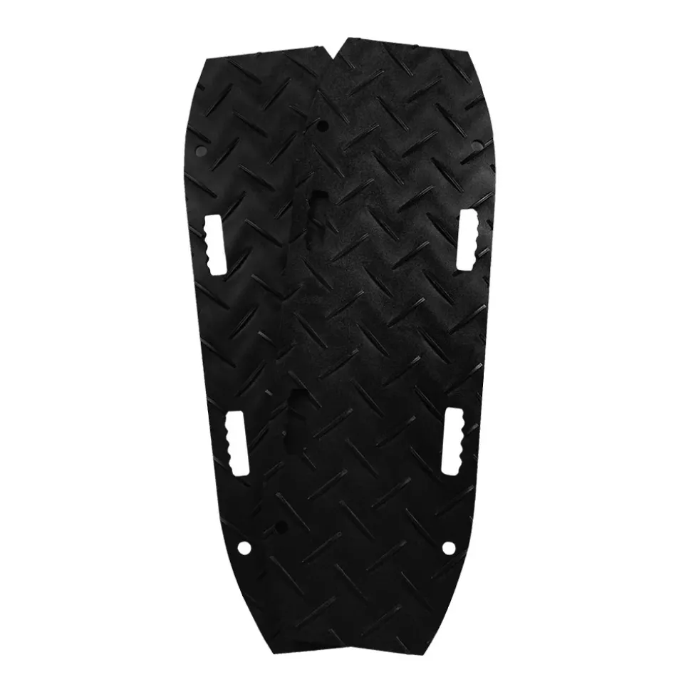 Blue Gator Recovery Traction Diamond Mat Black 1/2 Inch x 1.3x4 Ft.