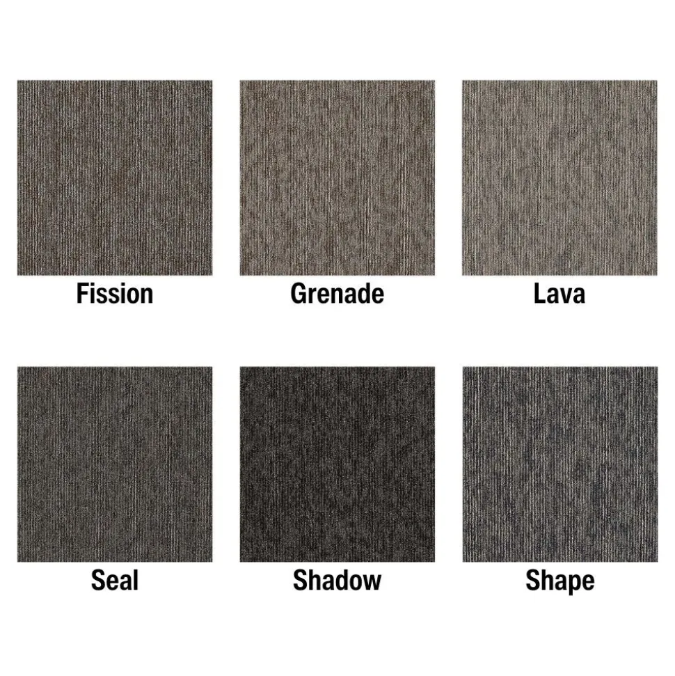 Bold Thinking Commercial Carpet Tiles 3.9 mm x 24x24 Inches Carton of 24