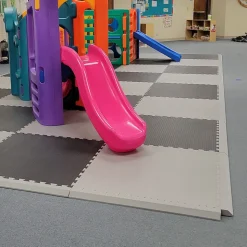 Border Ramp Pair for Indoor Playground Foam Tiles 1.5 inch x 1 Meter