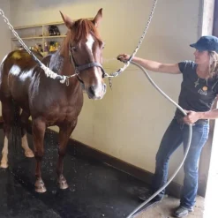 Button Top Straight Edge Wash Bay Mat 1/2 Inch x 4x6 Ft.