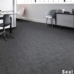 Captured Idea Commercial Carpet Tile 3.5 mm x 24x24 Inches Carton of 24