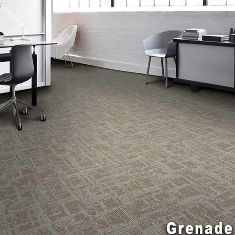 Captured Idea Commercial Carpet Tile 3.5 mm x 24x24 Inches Carton of 24