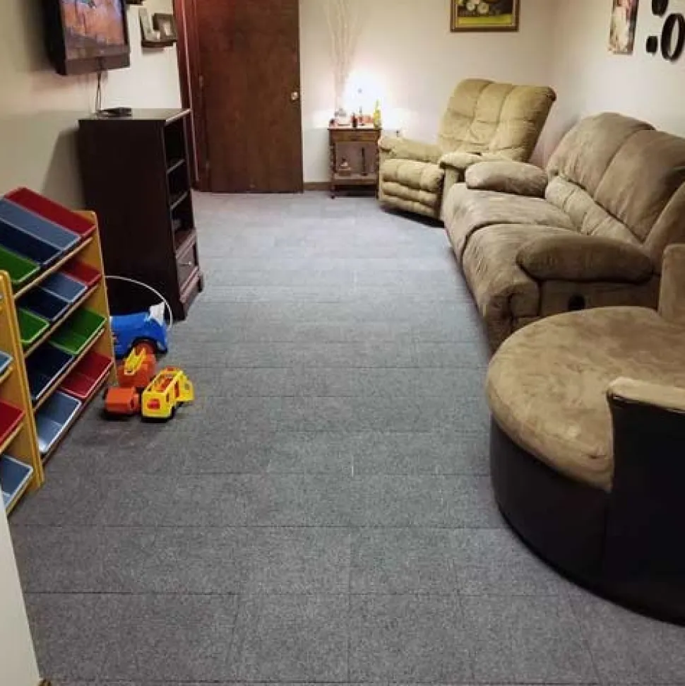 Carpet Tiles Modular Squares 3/4 Inch x 1x1 Ft.