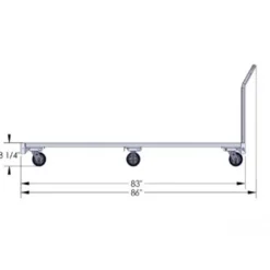 Cart for Protective Carpet Tile