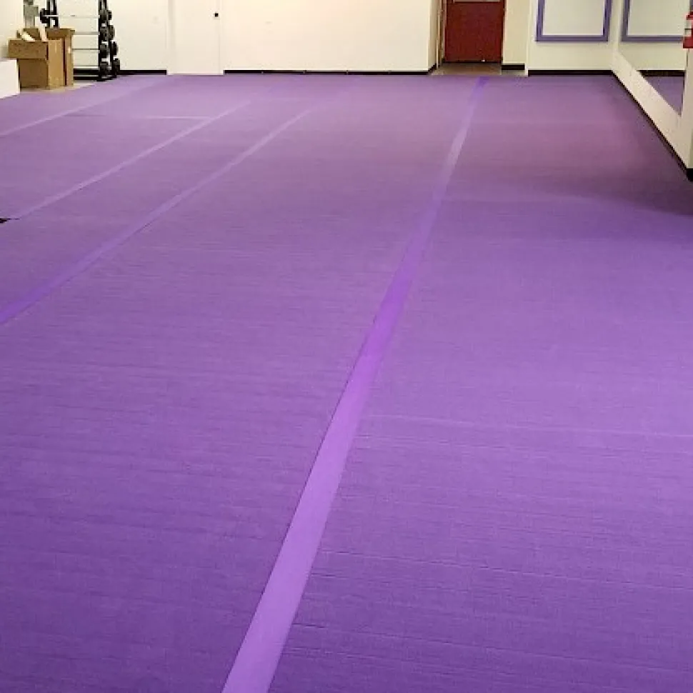 Cheerleading Mats 6x42 ft x 1-3/8 Inch Flexible Roll - Select