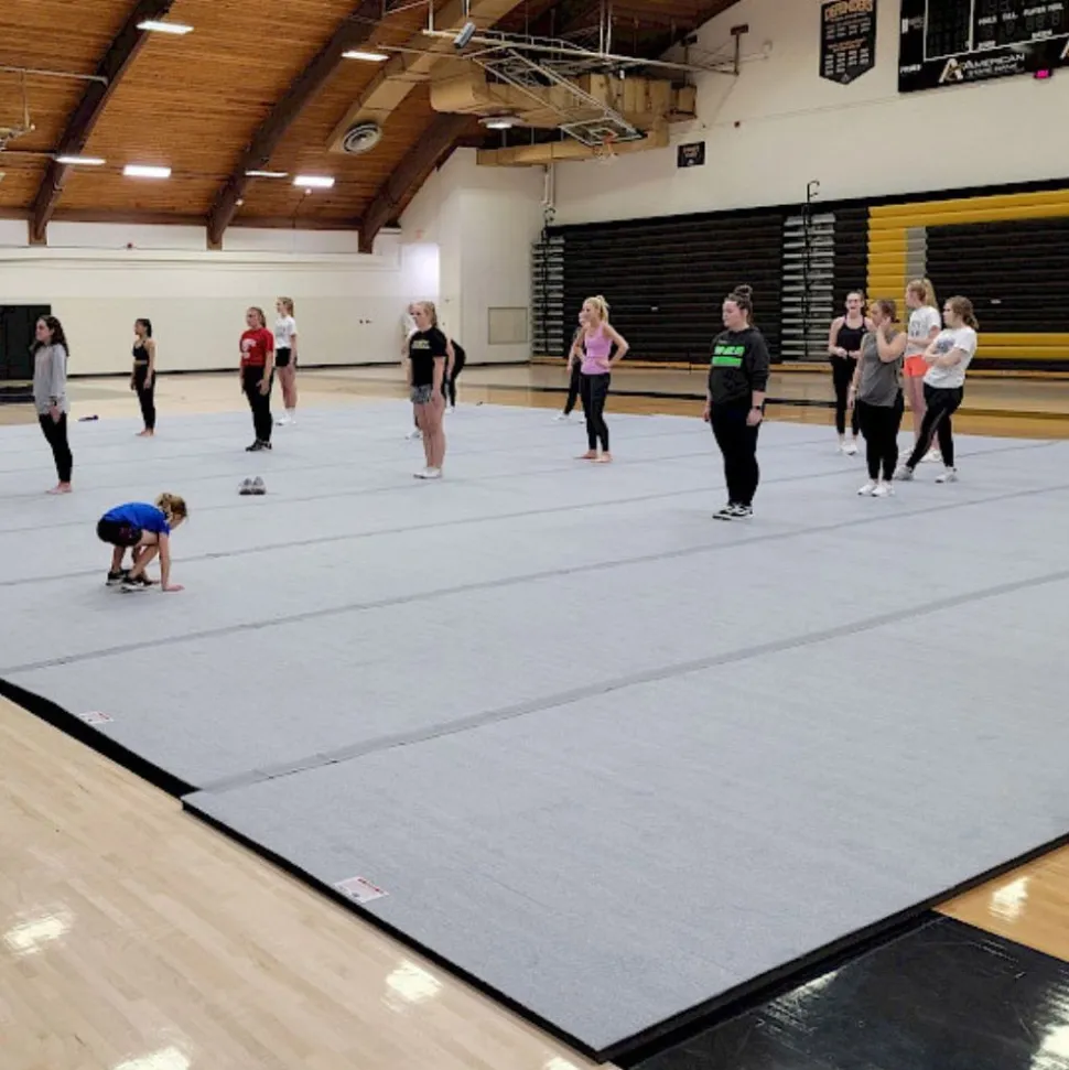 Cheerleading Mats 6x42 ft x 1-3/8 Inch Flexible Roll
