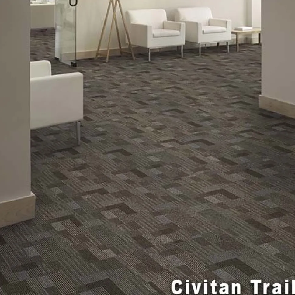Cityscope Commercial Carpet Tile 5.08 mm x 24x24 Inches Carton of 24