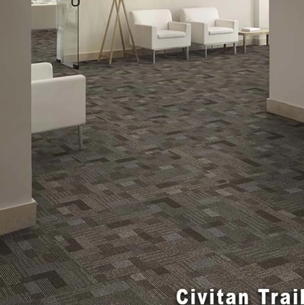 Cityscope Commercial Carpet Tile 5.08 mm x 24x24 Inches Carton of 24