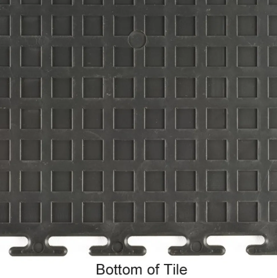 Coin Top Home Floor Tile Black or Dark Gray 5 mm x 20.5x20.5 Inches 8 per Carton
