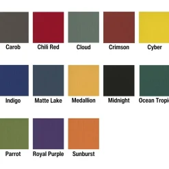 Colorburst Commercial Carpet Tiles 1/4 Inch x 24x24 Inches Carton of 18