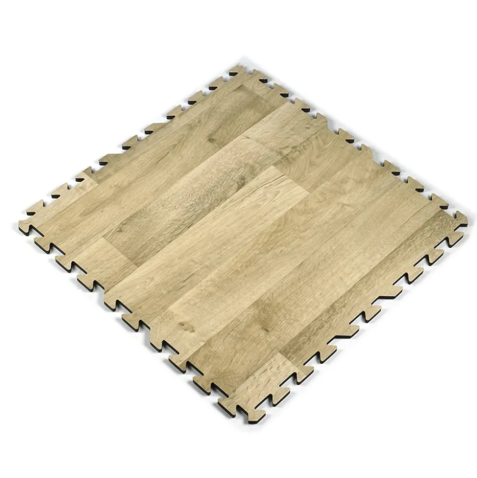 Comfort Flex Tile 1/2 Inch x 10x10 Ft. Kit Beveled Edges
