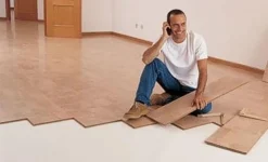 Cork Laminate Flooring Coffee 1/2 Inch x 35-5/8 x 11-5/8 Inches