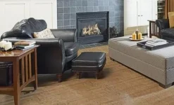 Cork Laminate Floor Tile Creme 1/2 Inch x 35-5/8 x 11-5/8 Inches