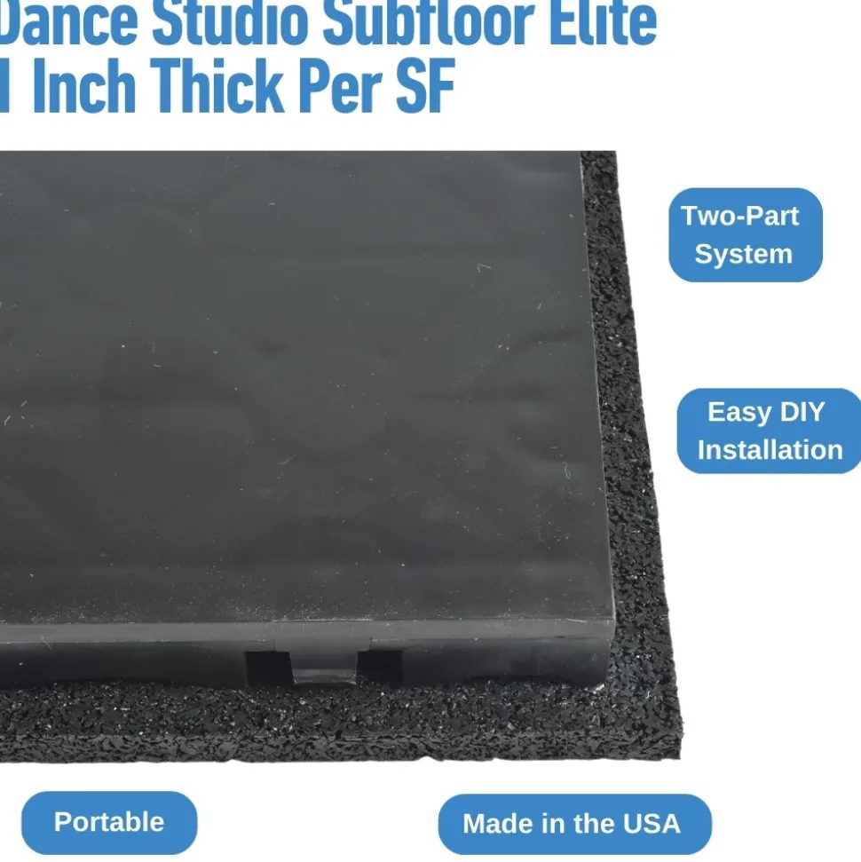 Dance Studio Subfloor Elite 1 Inch Thick Per SF