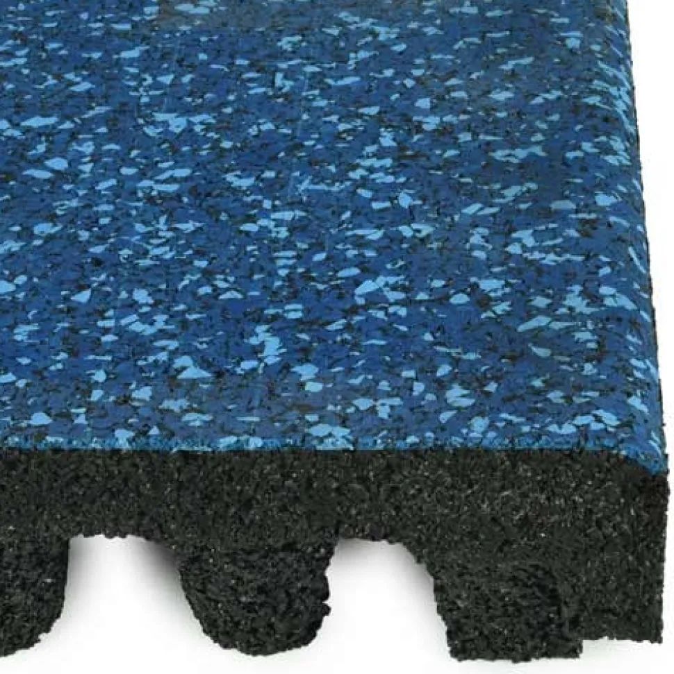 dBTile Gym Floor Tile Premium Colors 2.5 Inch x 2x2 Ft. with Quad Blok
