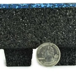 dBTile Gym Floor Tile Standard Colors 2.5 Inch x 2x2 Ft. with Quad Blok