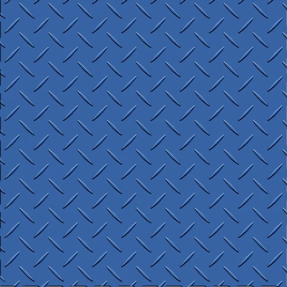 Diamond Plate Garage Floor Tile Colors 8 tiles 5 mm x 20.5x20.5 Inches