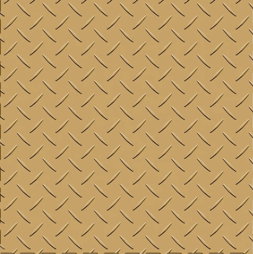 Diamond Plate Garage Floor Tile Colors 8 tiles 5 mm x 20.5x20.5 Inches