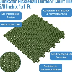 DunkStar Pickleball Outdoor Court Tile 5/8 Inch x 1x1 Ft.