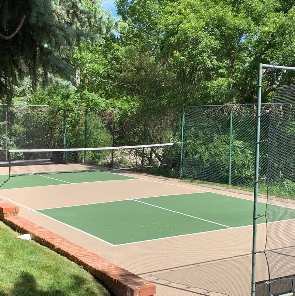 DunkStar Pickleball Outdoor Court Tile Kit with Lines 30x60 Ft.