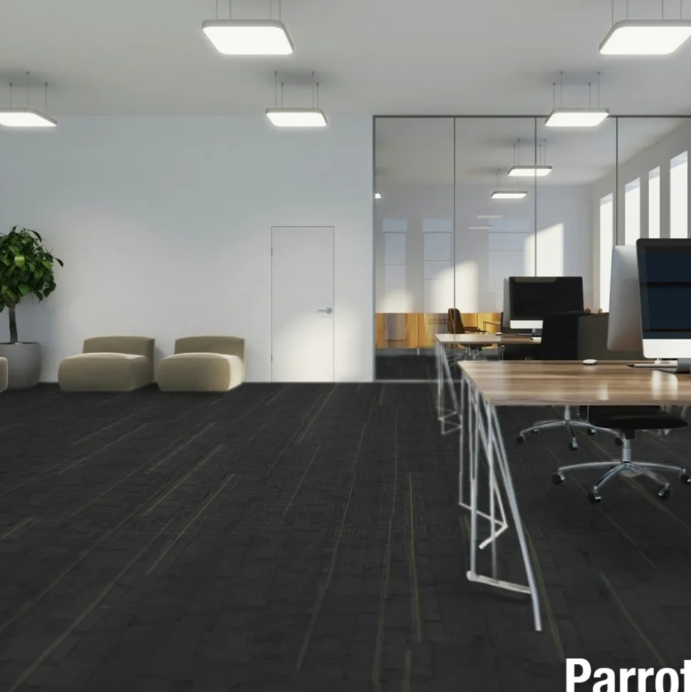 Echo Commercial Carpet Planks 1/4 Inch x 12x48 Inches Carton of 14