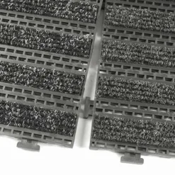 Entrance Linear Tile - 1/2 inch Black w/Charcoal Carpet
