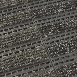 Entrance Linear Tile - 1/2 inch Black w/Charcoal Carpet