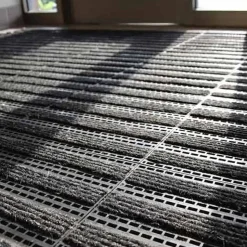 Entrance Linear Tile - 1/2 inch Black w/Charcoal Carpet