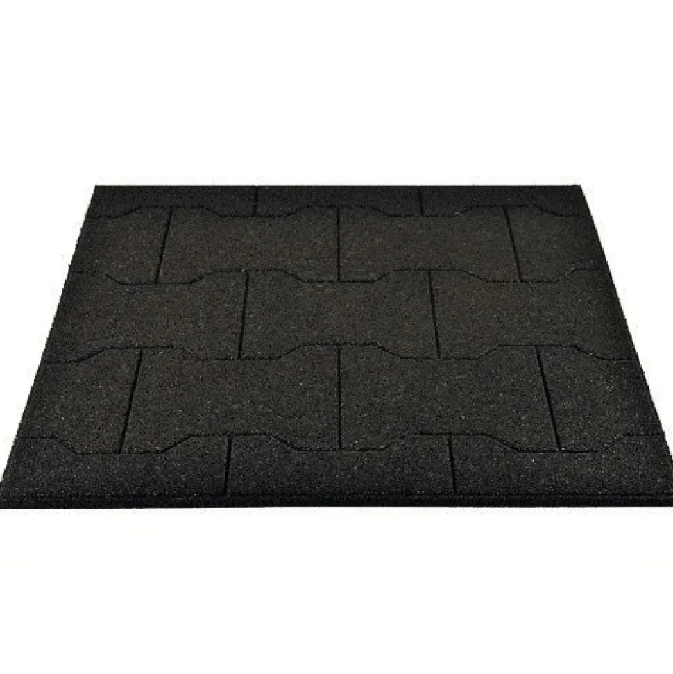 Equine Paver Tile Black 30 mm x 2x2 Ft.