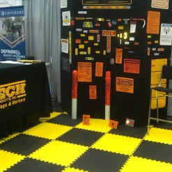 Foam Premium Interlocking Trade Show Mats 10x10 Ft. Kit