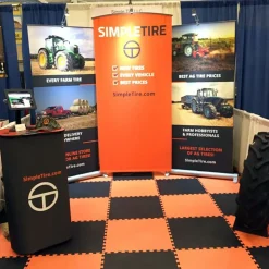 Foam Premium Interlocking Trade Show Mats 10x10 Ft. Kit