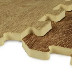 Foam Tiles Wood Grain 7/16 Inch x 2x2 Ft.