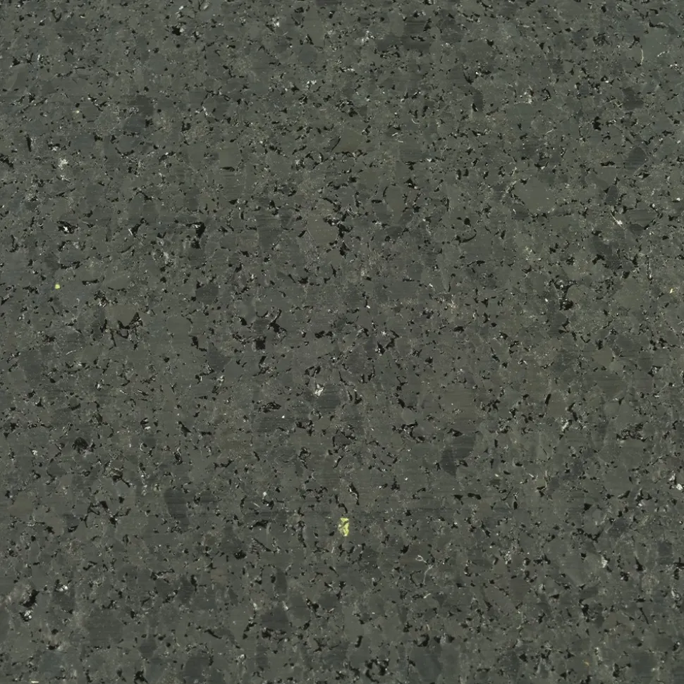 ForceFit Athletic Rolled Rubber Black 1/2 Inch x 4 Ft. Wide Per SF