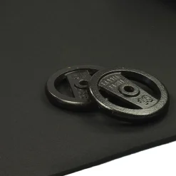 ForceFit Athletic Rolled Rubber Black 6 mm x 4 Ft. Wide Per SF