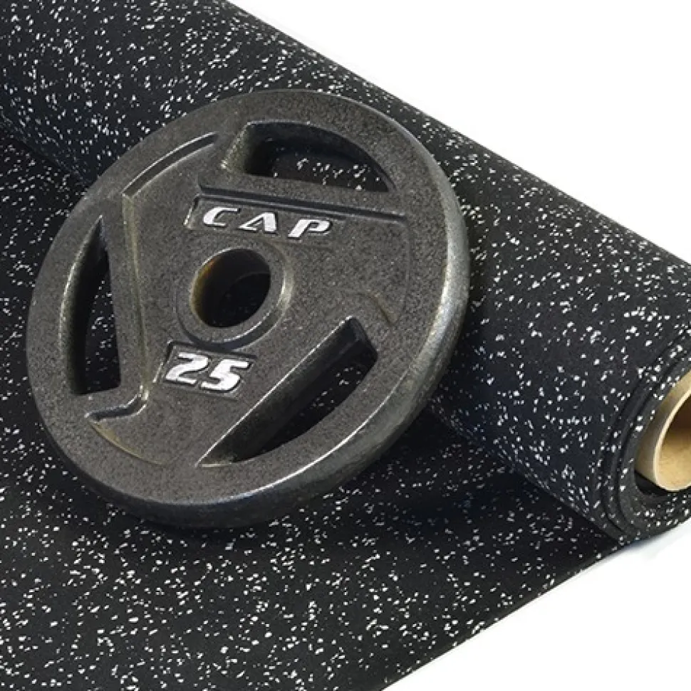 ForceFit Athletic Rubber Flooring Roll 1/4 Inch Colors 10 LF