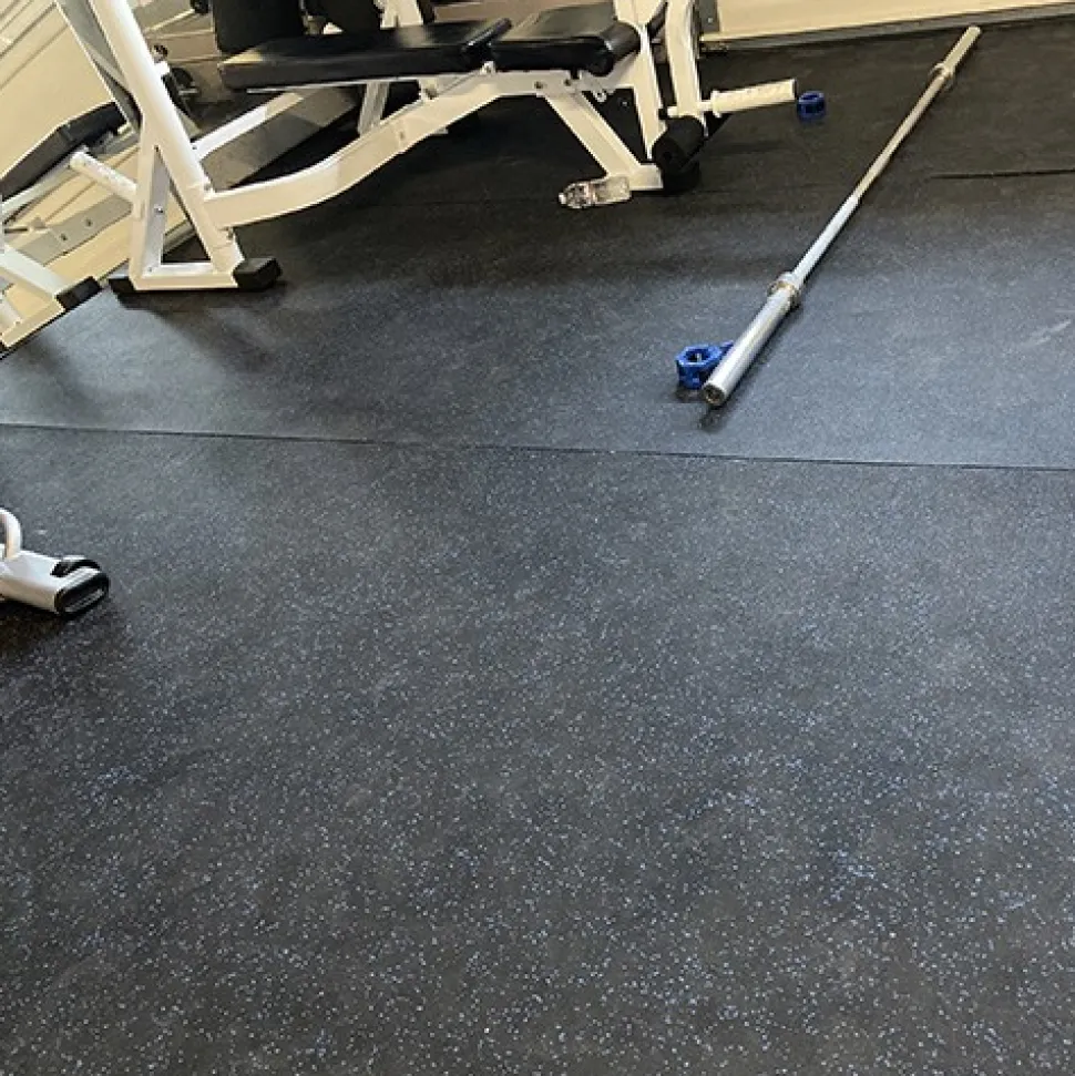 ForceFit Athletic Rubber Flooring Roll 1/4 Inch Colors 10 LF