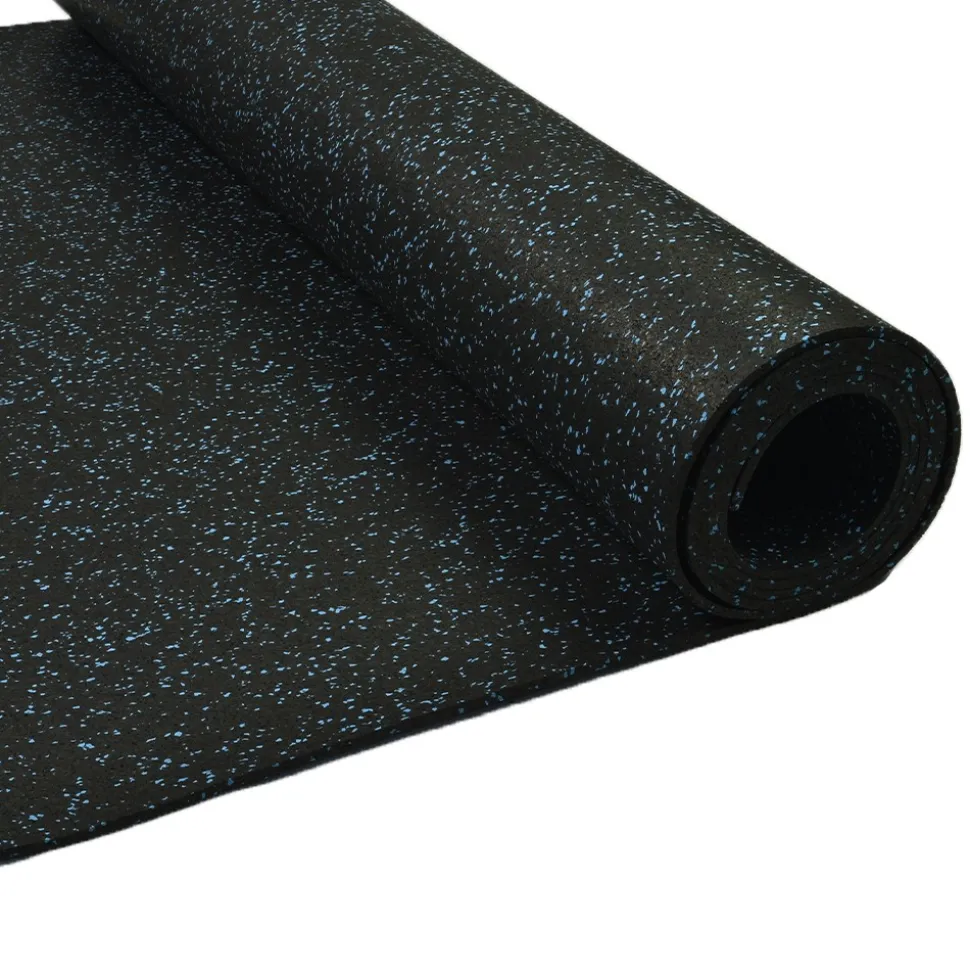ForceFit West Athletic Rolled Rubber 10% Color 8 mm x 4 Ft. Wide Per SF