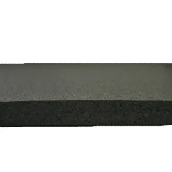 ForceFit West Athletic Rolled Rubber Black 3/8 Inch x 4 Ft. Wide Per SF