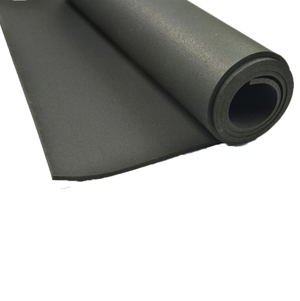 ForceFit West Athletic Rolled Rubber Black 3/8 Inch x 4 Ft. Wide Per SF