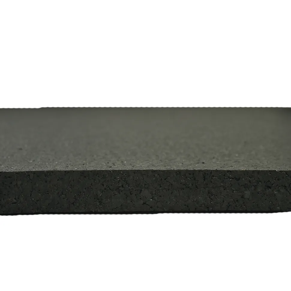 ForceFit West Athletic Rolled Rubber Black 8 mm x 4 Ft. Wide Per SF