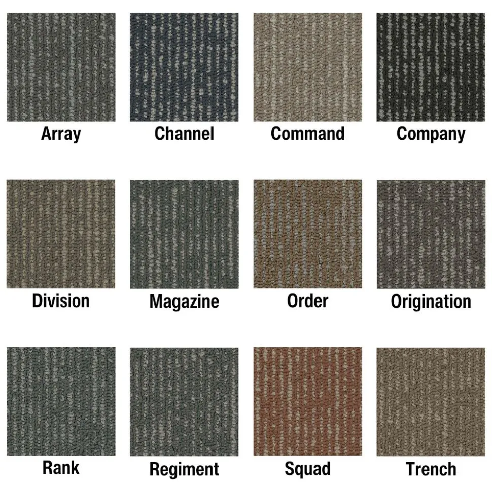 Formation Commercial Carpet Tiles 2.3 mm x 24x24 Inches 18 Per Case