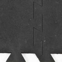 Geneva Rubber Tile Black 8 mm x 3x3 Ft.