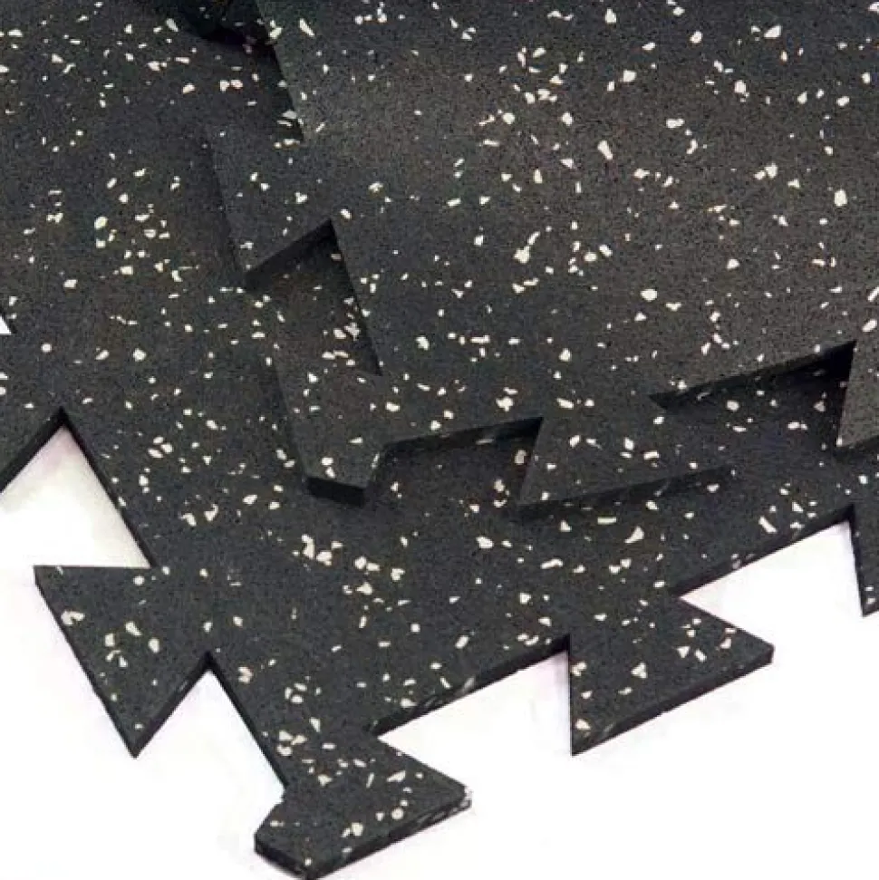 Geneva Rubber Tile 10% Color 1/2 Inch x 3x3 Ft.