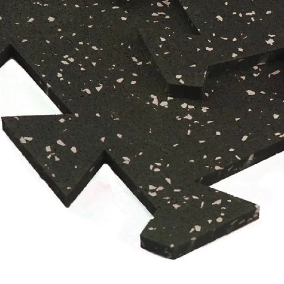 Geneva Rubber Tile 10% Color 1/2 Inch x 3x3 Ft.